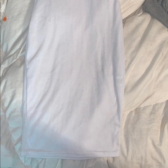WHITE BODYCON DRESS - Picture 5 of 8